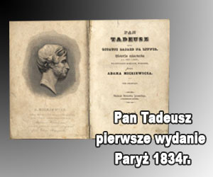 Pan Tadeusz 1834r.