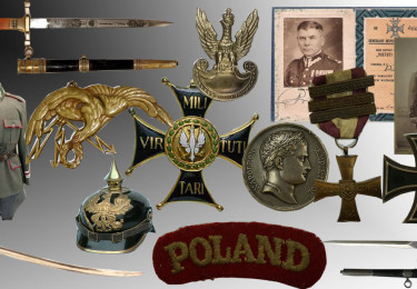 militaria szable kordziki bagnety odznaki medale orzełki dokumenty