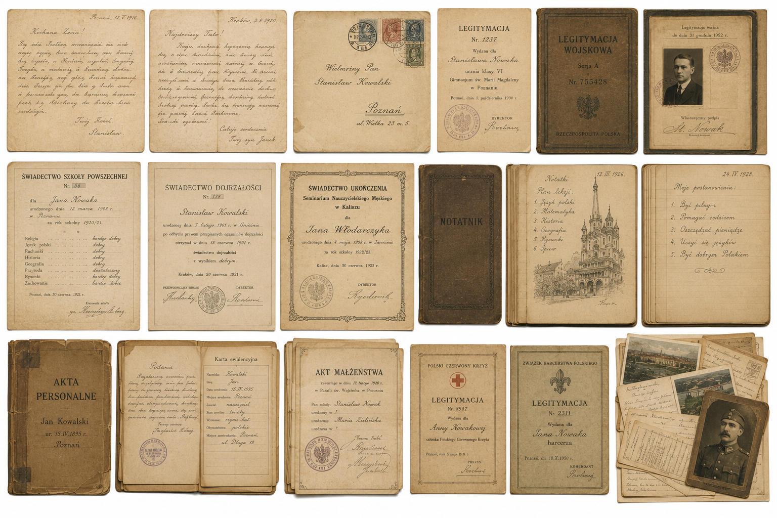 Dokumenty i archiwa rodzinne